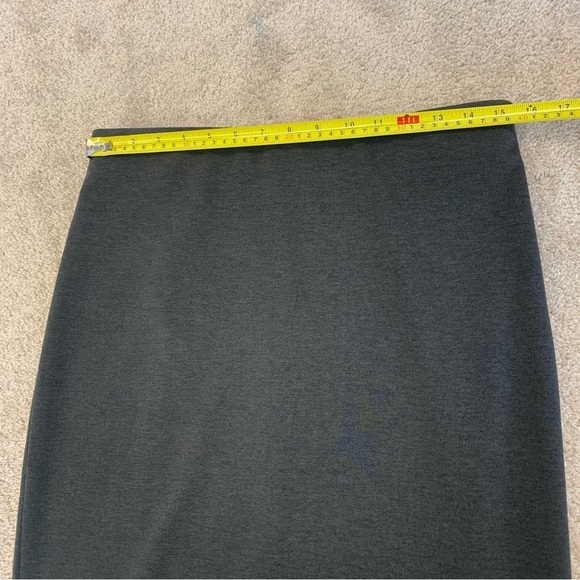 PHILOSOPHY dark charcoal gray stretchy pencil skirt Sz 10 - Picture 9 of 11